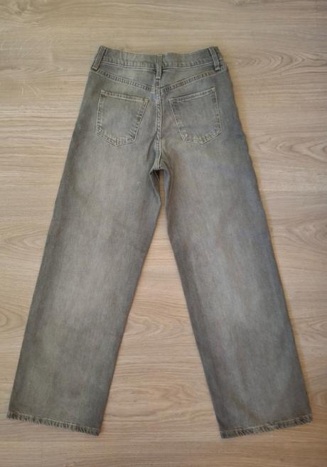 Džíny wide leg h&m, h&m,140