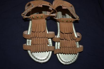 Dívčí sandály h&m   v.27, stélka 17cm, h&m,27