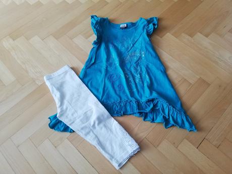 Halenka + krátké legínky, palomino,116