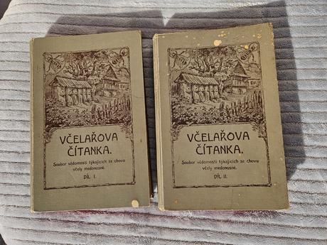 Včelařova čítanka 1. a 2. díl františek wohnout,