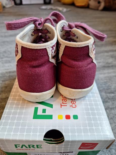 Plátěné tenisky fare, vel. 28, fare,28