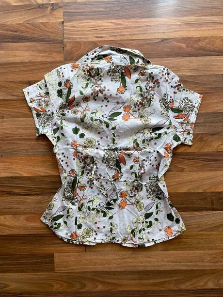 Květinová halenka s vázačkou, vel l/xl, s.oliver, s.oliver,40