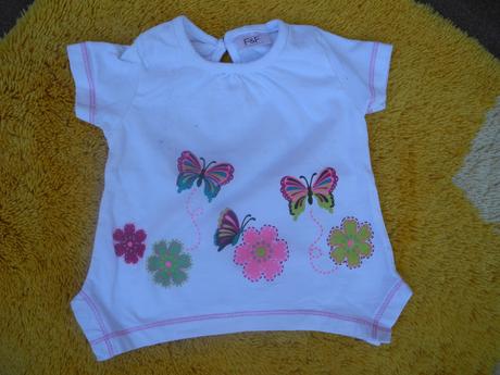 Tričko s motýly, f&f,62