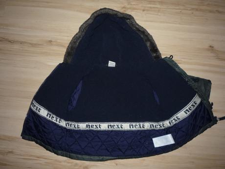 Khaki bunda next pro mimichlapečka, next,74