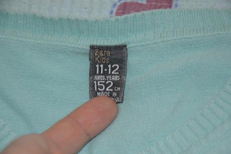 146 152 zara tyrkysový slabý svetřík, zara,146