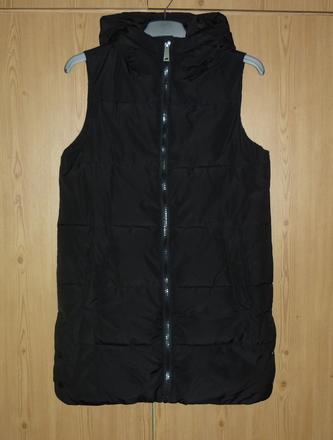 Černá dámská zimní vesta takko fashion, takko,xs