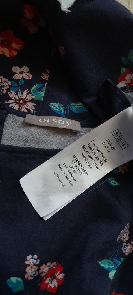 Orsay květované letní šaty s kapsami, orsay,36