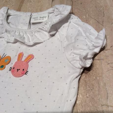 Bavlněné tričko se zvířátky zn. next, next,68