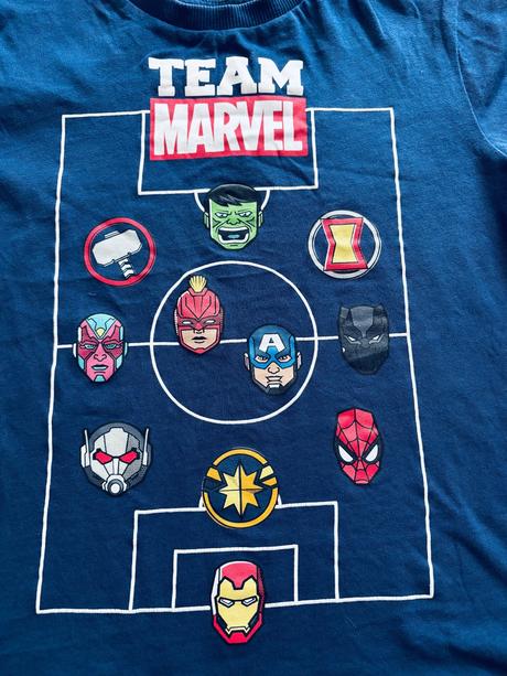 Triko modré marvel/ next  - v.6 let, next,116
