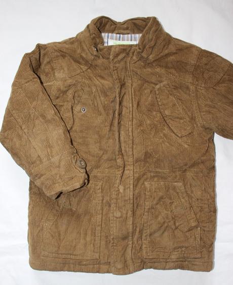 Bj53. zimní manšestrová bunda 5 let, 110