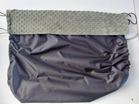 Nepadací nepromokavé deky kočárkovina +minky,