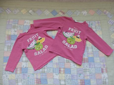 Sourozenecká trika dl.rukáv h+m, vel. 80 a 92, h&m,92