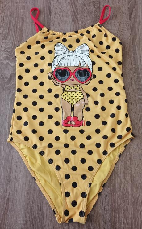 Dívčí plavky žluté lol, 158