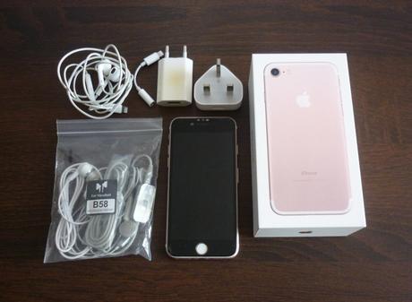 Apple iphone 7 světle růžové barvy, apple