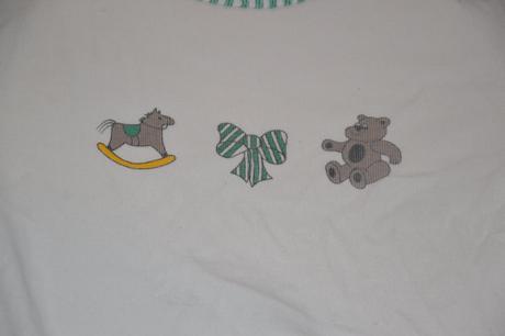 Bavlněné body krátký rukáv s obrázky, 104