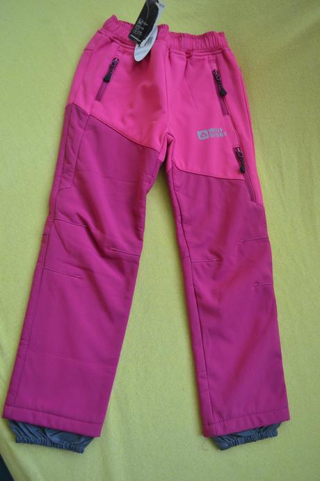 Oteplené softshellové kalhoty wolf na 4-6 let, wolf,110