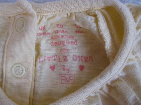 Kojenecký letní bavlněný overal, f&f,86