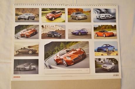 Nástěnný kalendář superauta 2008, 