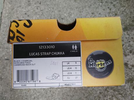 Nenošené dětské kožené boty dr. martens vel. 27, 27