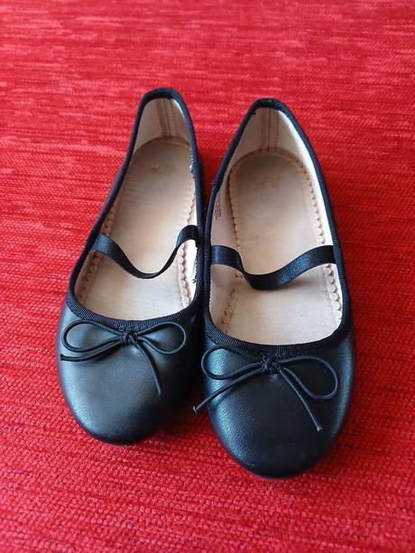 Černé baleríny hm  vel. 29, h&m,29
