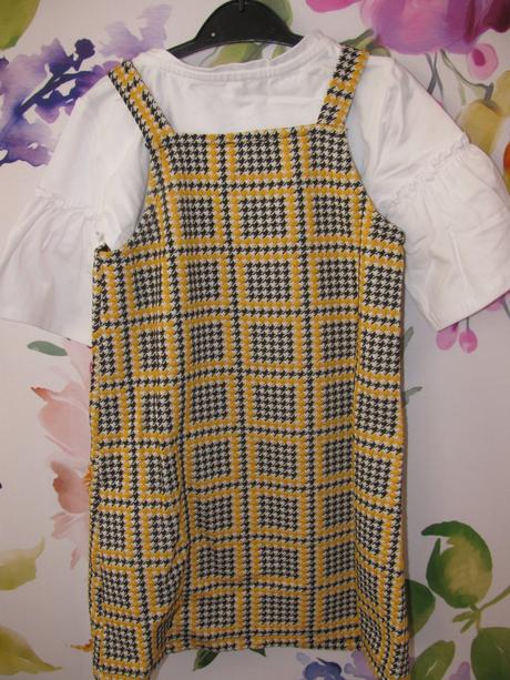 Souprava-šatovka + bavlněná tričková halenka, river island,110