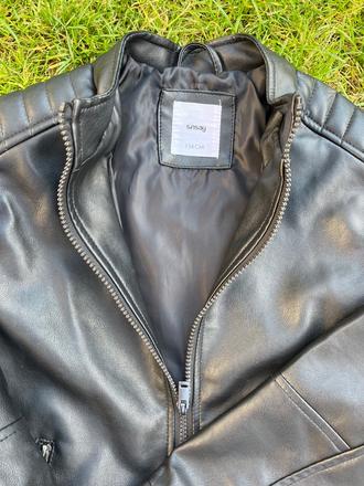 Kožená bundička biker vel.134, sinsay,134