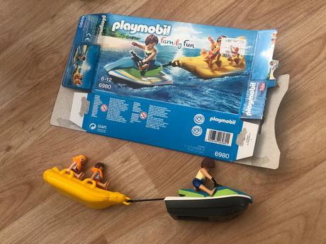 Playmobil 6980 vodní skútr s banánovým člunem, 