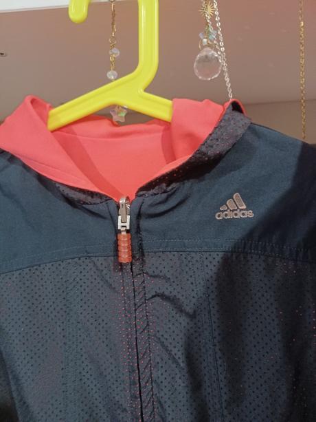 2krát neonová oboustranná bunda adidas 128 + 152, adidas,152