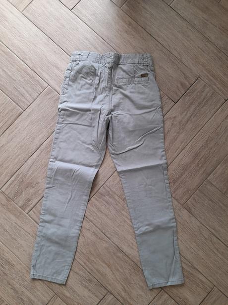 Slabé plátěné kalhoty zn. hm, vel. 134, h&m,134