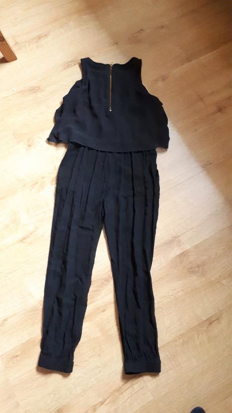 Pěkný dívčí kalhotový overal, h&m,134
