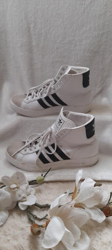 Adidas bílé kotníkové tenisky, adidas,40