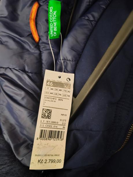 Jarní / podzimní bunda s kožíškem, l