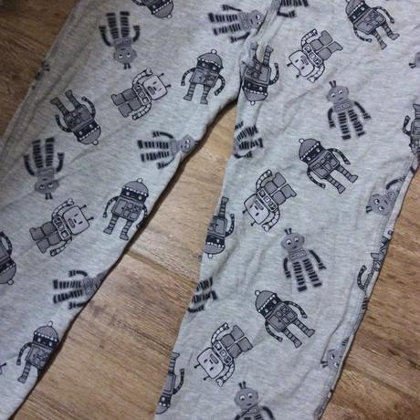 Pyžamové/domácí kalhoty s roboty, 152