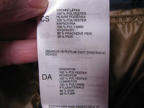 Péřová hnědá zimní bunda marc o'polo, marc o´polo,40