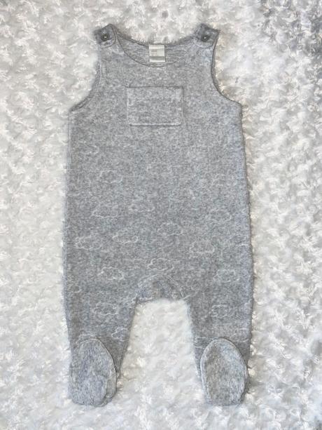 Šedé sametové dupačky h&m, h&m,68