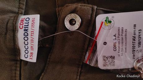 Dívčí džíny, coccodrillo,158