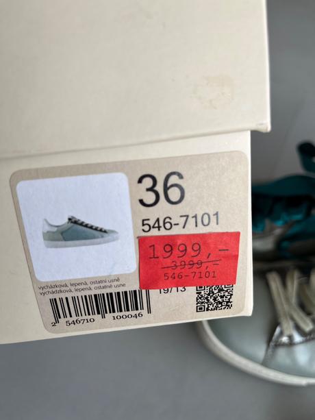 Zelená šalvěj 36 högl tenisky vel 3,5 sneakers, 36