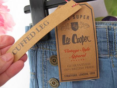 Letní džínové kotníkové kalhoty lee cooper, lee cooper,164