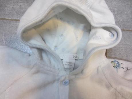 Teplý sametový overálek, h&m,62