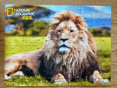 National geographic 3d puzzle - sloni, lev,