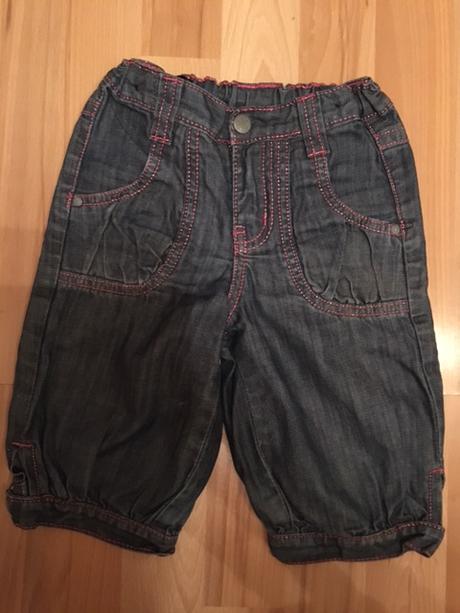 3/4 kalhoty- riflové tříčtvrťáky s regulací, gate,110