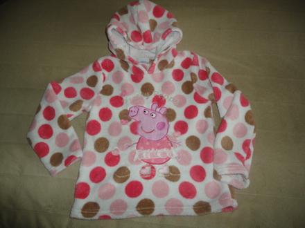 Bezva fleec mikina peppina, vel. 5-6 let, george,110