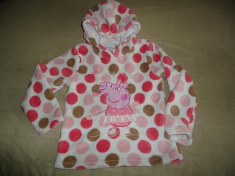 Bezva fleec mikina peppina, vel. 5-6 let, george,110