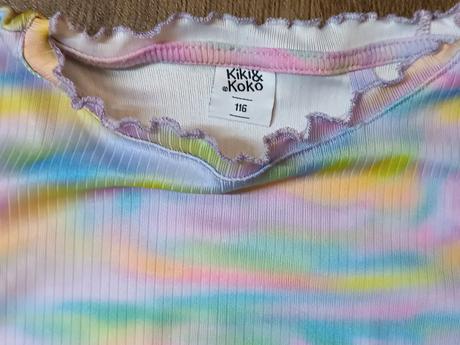 2xdívčí trička s krátkým rukávem kiki&koko,vel.116, kiki&koko,116