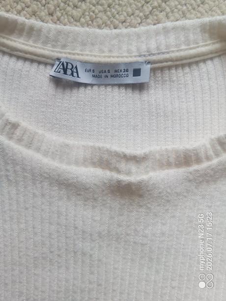 Tričko - slabší svetřík zn."zara" vel "s", zara,s