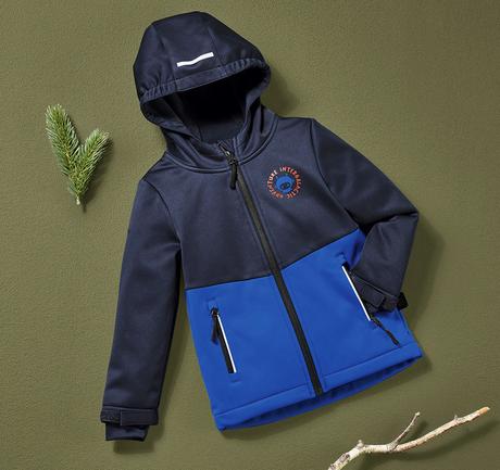 Softshellová bunda s fleecem klučičí vel. 98/104, lupilu,98 / 104