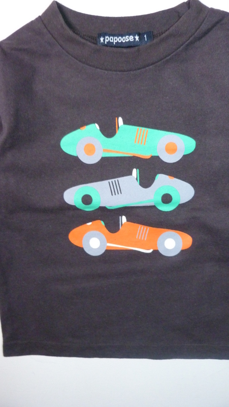 Bavlněné tričko s auty, 80
