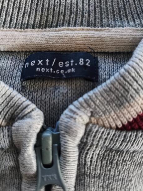 Mikina na zip pro kluka 116/122, next,116