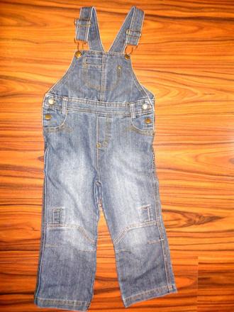 Super příjemné laclové riflové kalhoty 98/104, 98 / 104