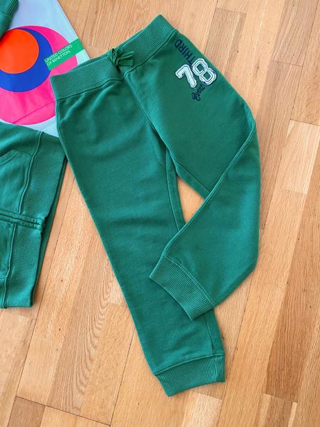 Benetton nové tepláky bunda souprava 4-5r, 110, benetton,110